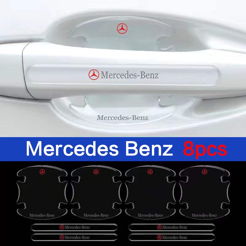 Miếng dán tay nắm cửa chống trầy cho Mercedes Benz Amg E200 W210 W203 W124 W204 W211 W123 W205 W212 W203 C200 E350 A180