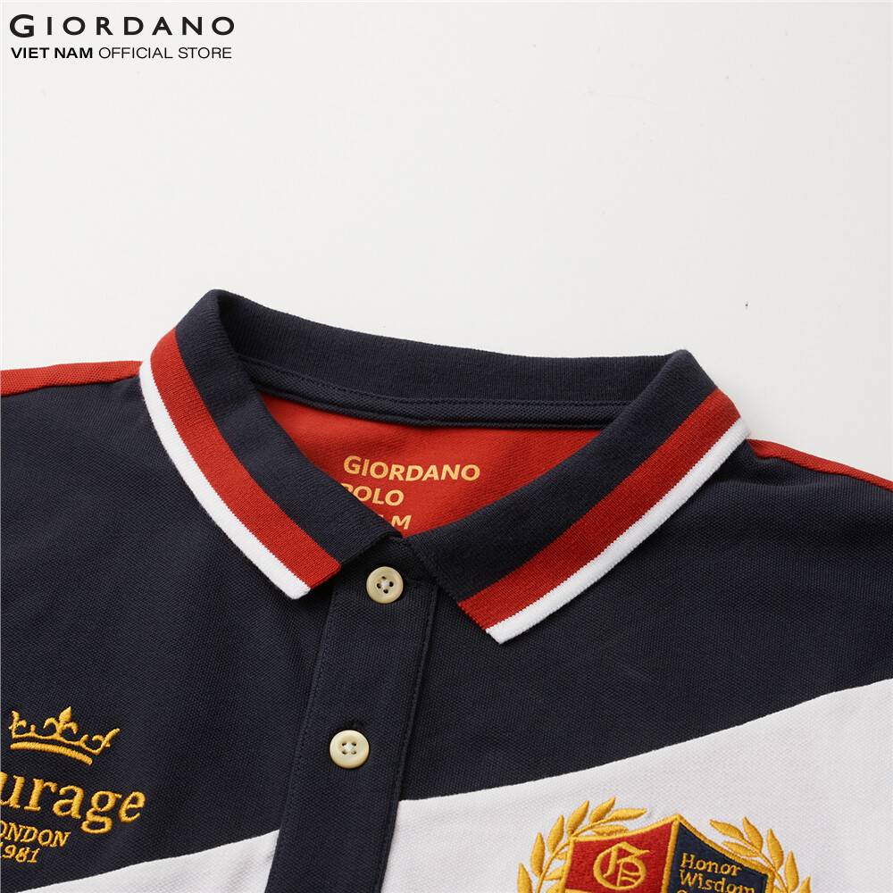 Áo thun ngắn tay có cổ Nam Giordano polo 01010322