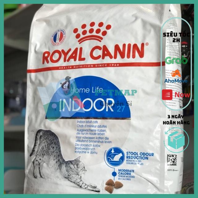 [Mã 155FMCGSALE giảm 7% - tối đa 100K đơn 500K] Thức ăn hạt mèo lớn Royal Canin Indoor 10kg