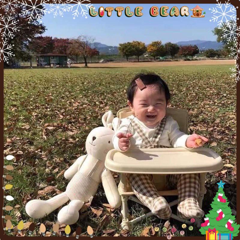 Ghế Ăn Dặm Gấp Gọn HOO BOOSTER Kiểu Dáng Hàn Quốc Siêu Nhẹ Cho Bé - Little Bear