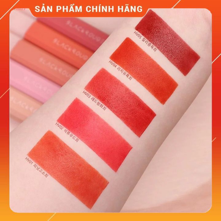 [ New] Son Kem Lì Mịn Mượt Nhẹ Môi Black Rouge Half N Half Water Velvet | BigBuy360 - bigbuy360.vn