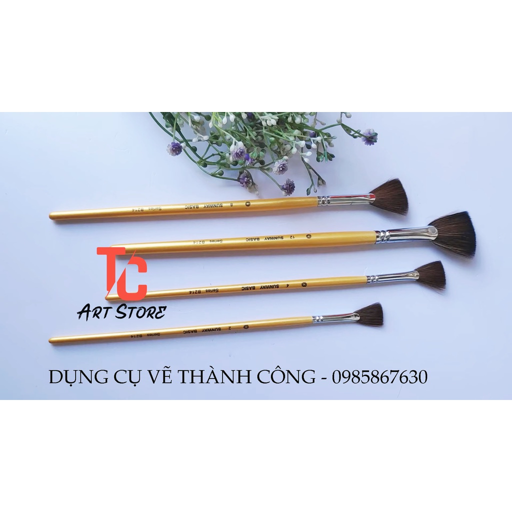 CỌ QUẠT Lông Sóc SUNWAY B214 - Bán Lẻ