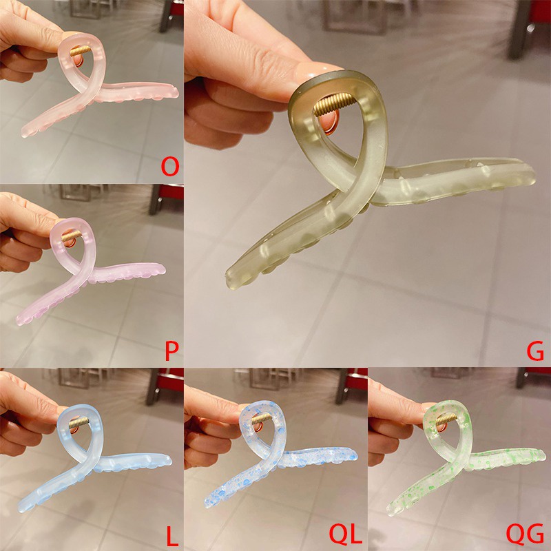 Kẹp Tóc Hình Đuôi Cá Mập Nhiều Màu Sắc Phong Cách Hàn Quốc Thời Trang Mùa Hè Cho Nữ