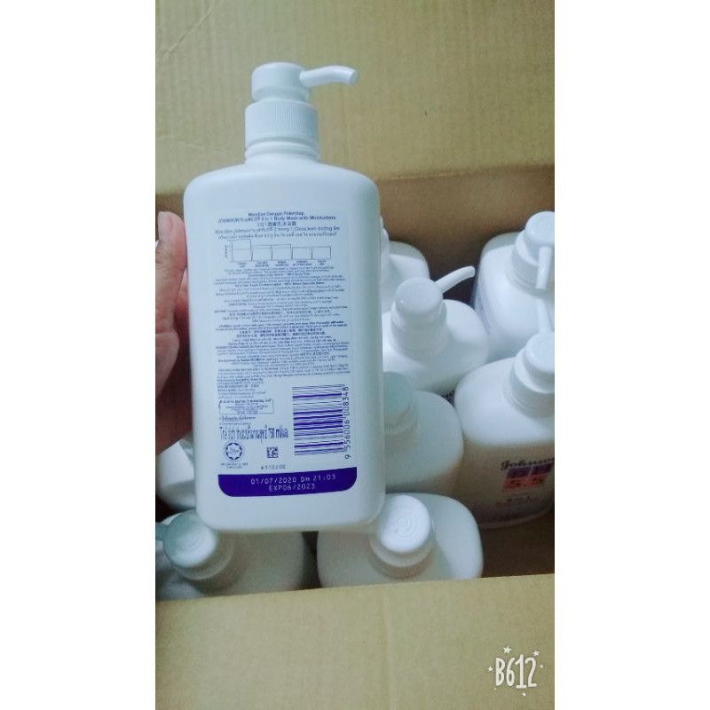 Sữa tắm PH 5.5 2in1/PH Hạnh nhân Johnson & Johnson 750ml