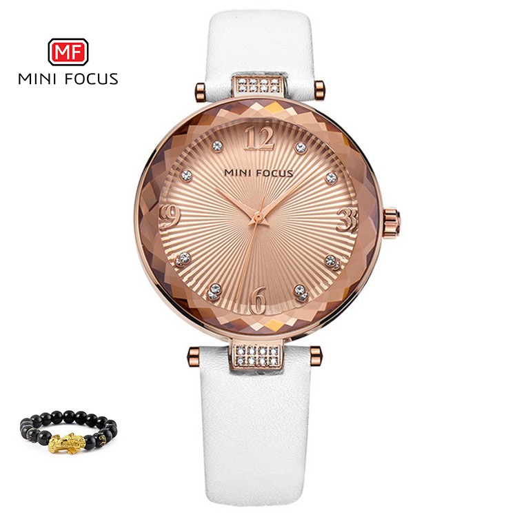 [Tặng vòng tay]Đồng hồ nữ Mini Focus chính hãng MF0038L dây đeo cao cấp