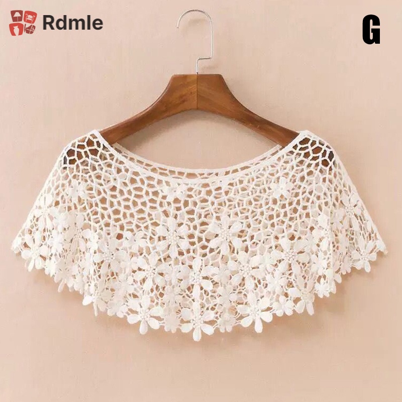 Áo Choàng Poncho Dệt Kim Phối Ren Rỗng Dáng Ngắn Phong Cách Vintage Thời Trang Cho Nữ