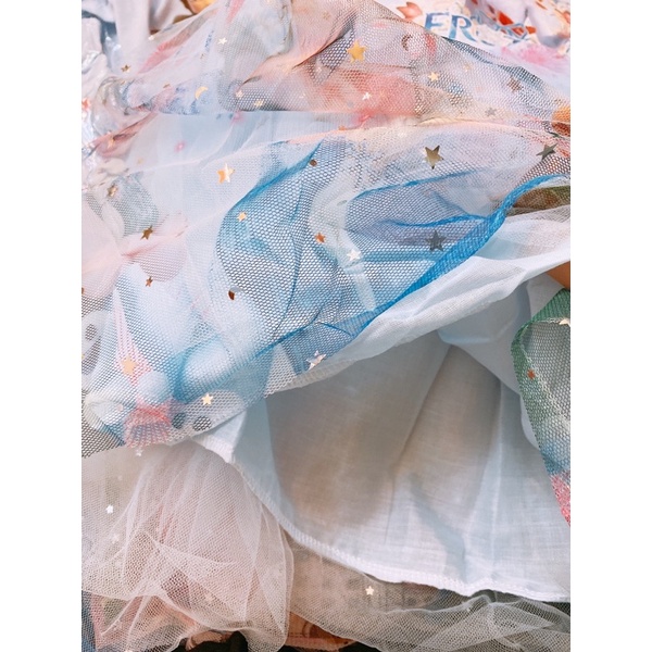 Váy elsa chân voan size 15-25kg