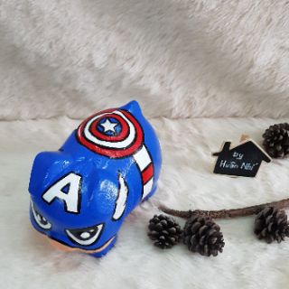 Heo đất handmade - Captain America