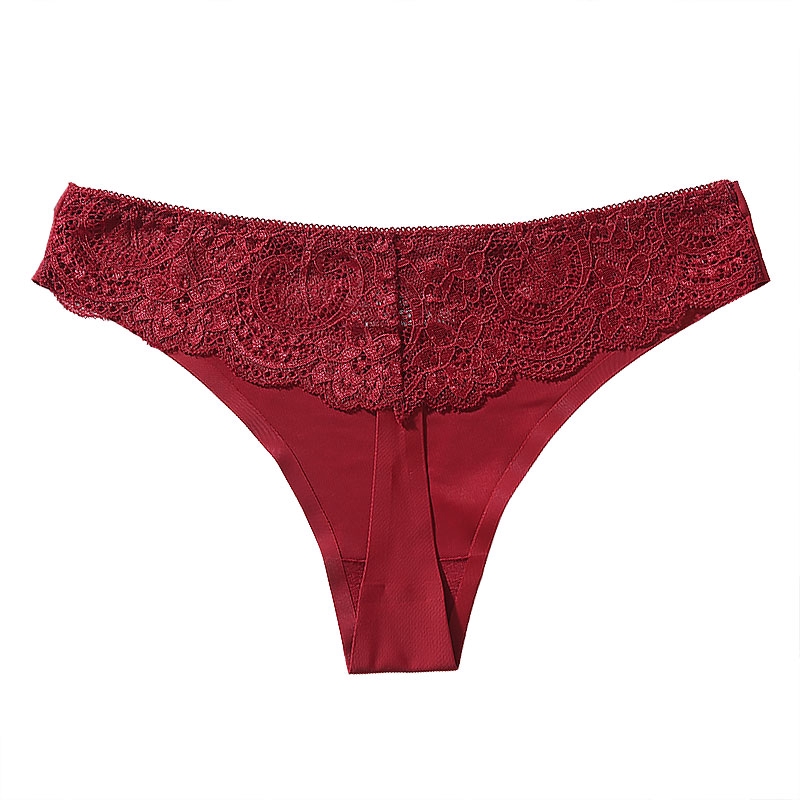 AOFEIQIKE Quần lót nữ lọt khe phối ren quyến rũ gợi cảm