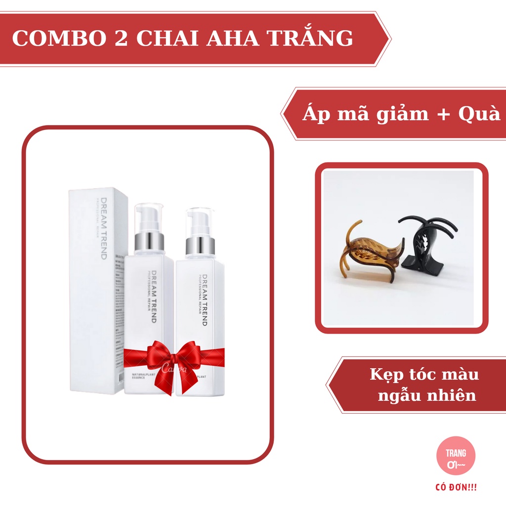 Combo 2 chai essence dưỡng tóc AHA DREAM TREND