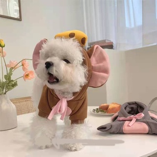 Áo hoodie chuột cho thú cưng