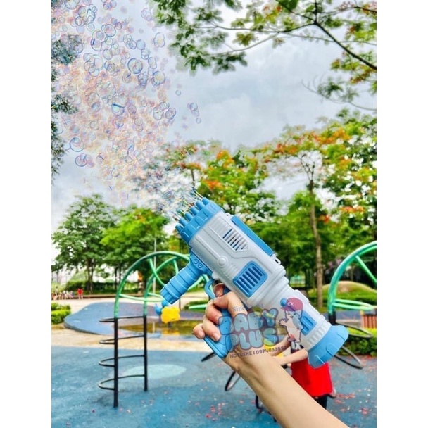 MVP2543 Súng Bắn Bong Bóng 44, 32, 10, 8 Nòng Siêu Mạnh (Tặng Pin, Nước)