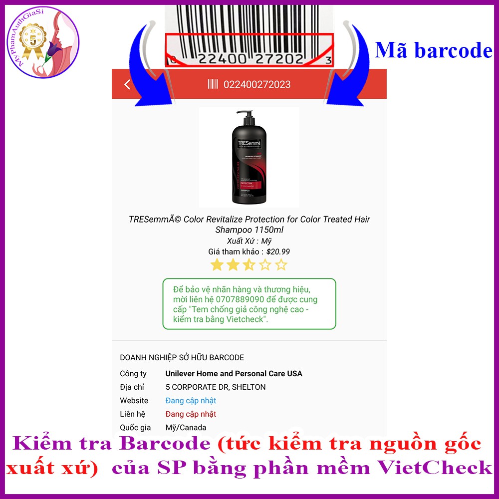 Dầu Gội TRESEMME Cho Tóc Nhuộm Color Revitalize 1.15L Made in USA | BigBuy360 - bigbuy360.vn