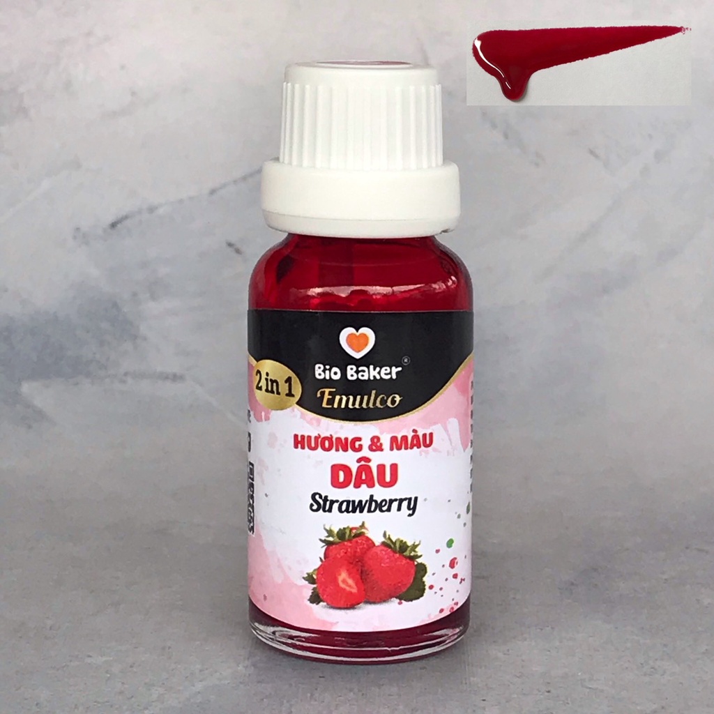 HƯƠNG và MÀU thực phẩm dạng Gel Bio Baker  / hương thực phẩm, màu thực phẩm / hương lá dứa