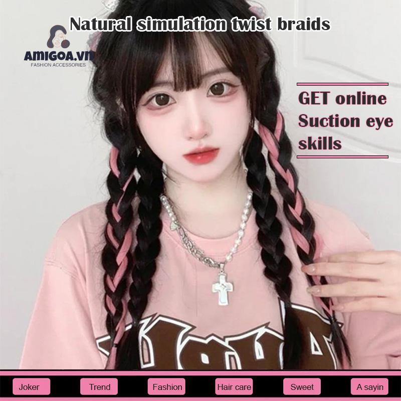 ✨✨Mới Dây Buộc Tóc Đuôi Ngựa Bằng Cao Su Tổng Hợp Tự Nhiên Dành Cho Nữ