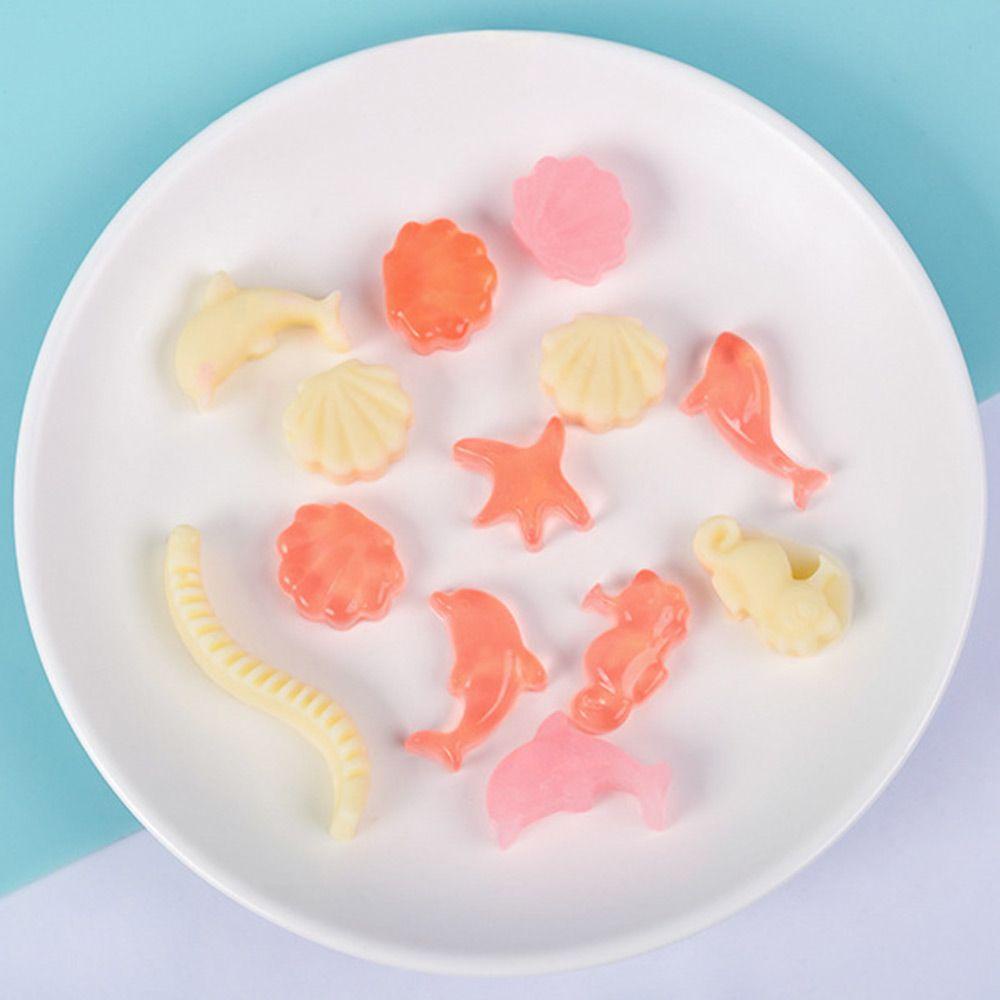 KUNHEV Khuôn Silicone Tạo Hình Làm Bánh Kẹo Hình Sinh Vật Biển