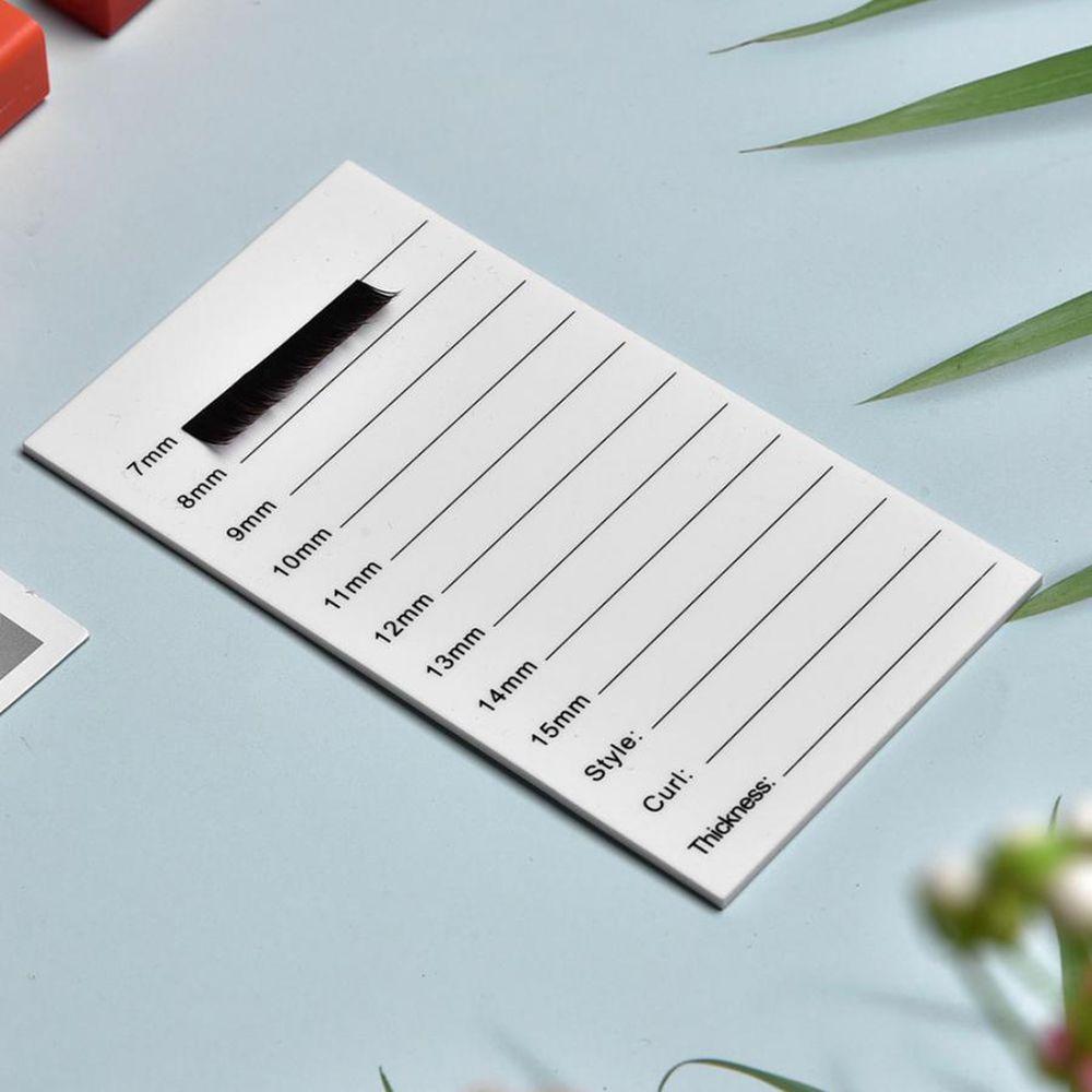 Giá Đỡ Lông Mi Nối Dài Bằng Acrylic Hình Số Màu Trắng