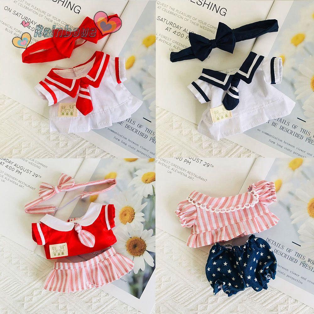 Bộ Quần Áo Màu Sắc Cầu Vồng Chất Lượng Cao Dành Cho Búp Bê 20cm