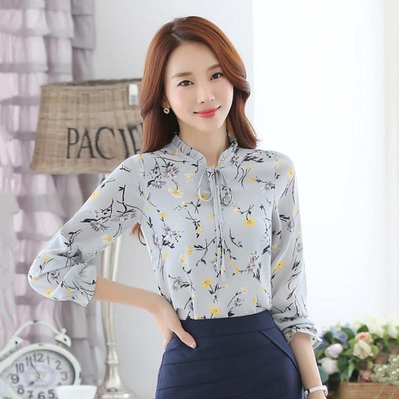 Áo sơ mi công sở cotton tay dài