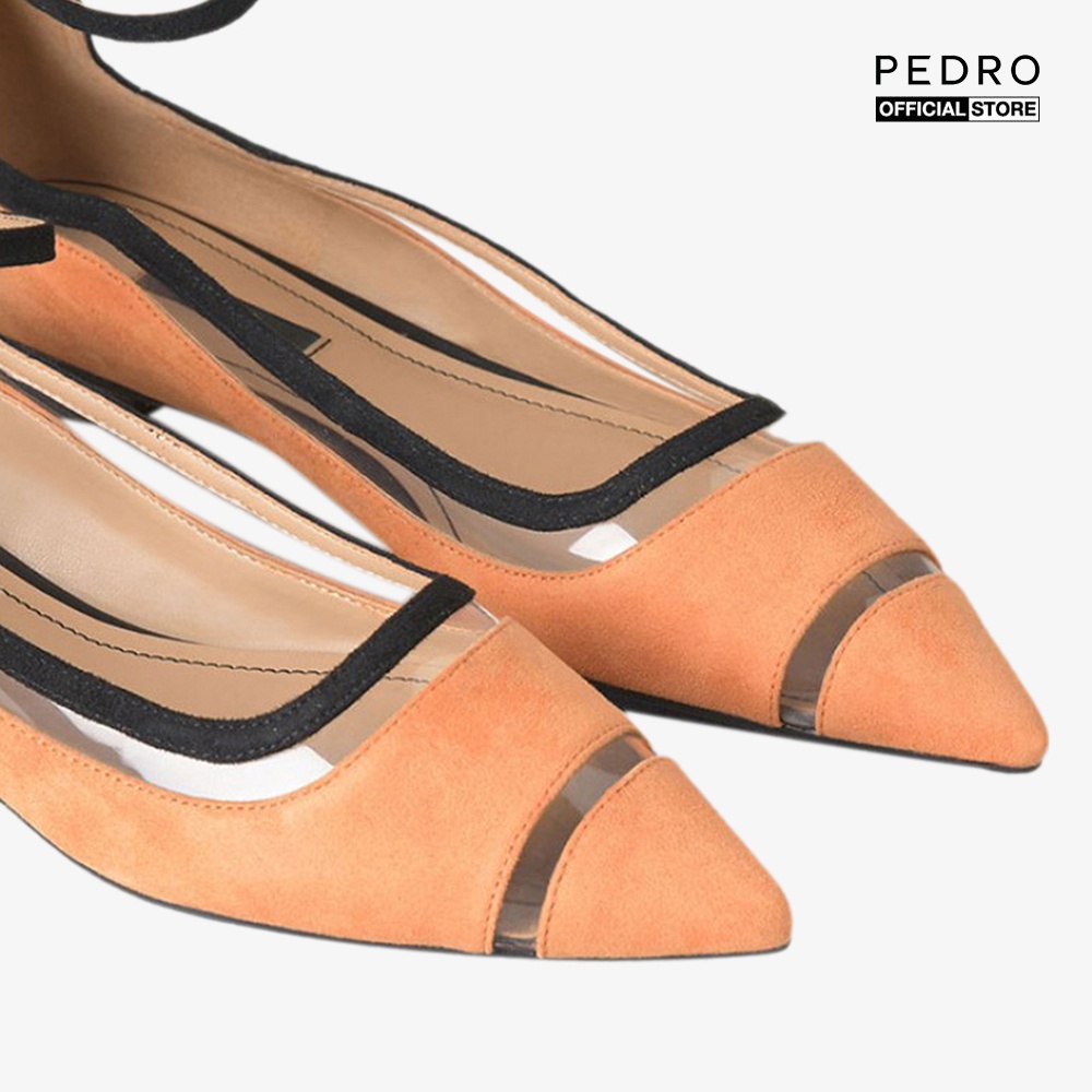 PEDRO - Giày đế bệt mũi nhọn dây đeo cổ chân PW1-65500036-17