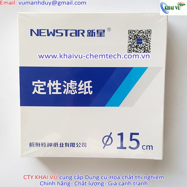 Hộp 100 tờ giấy lọc loại to phi 150mm (15cm)