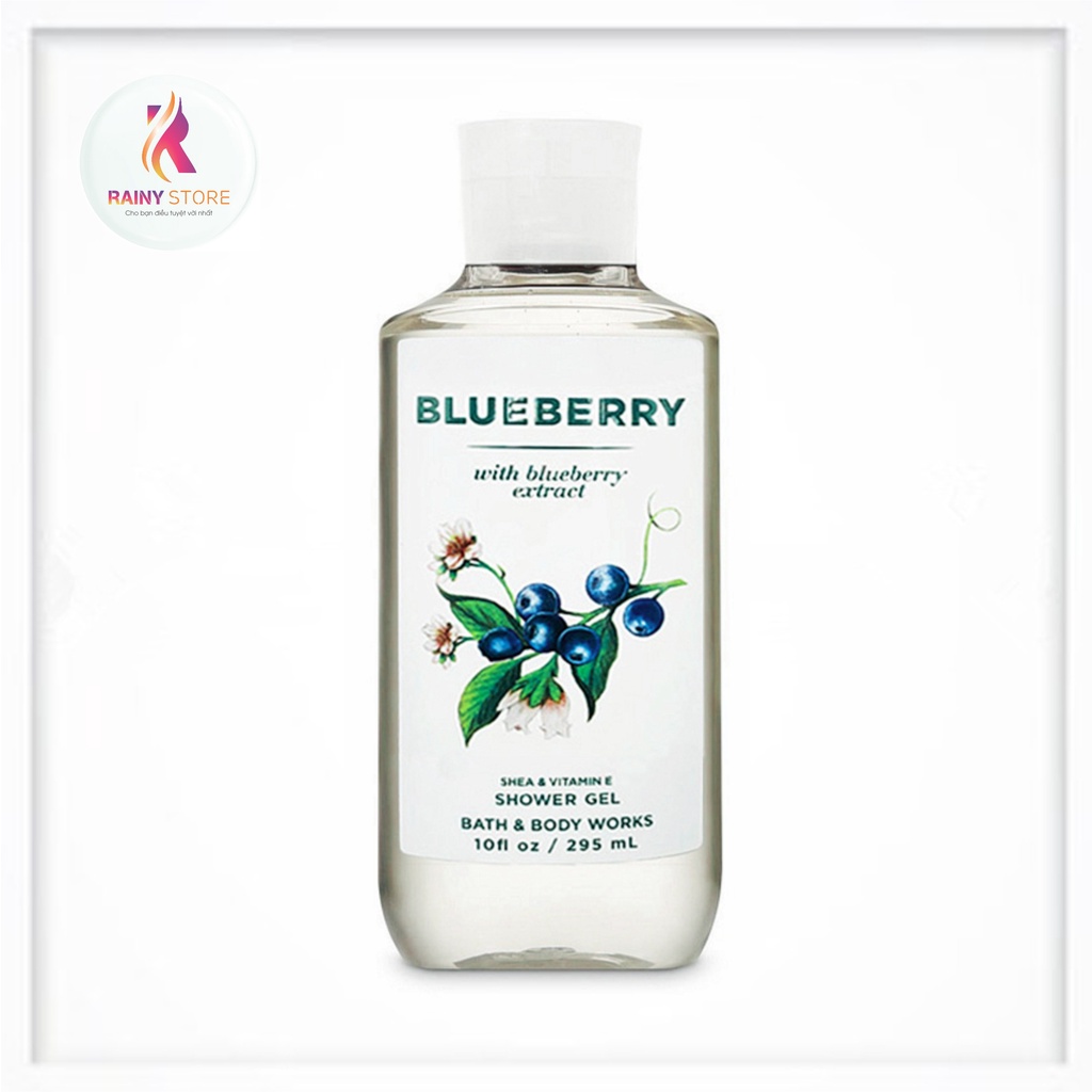 Gel tắm dưỡng thể Bath &amp; Body Works Blueberry 295ml
