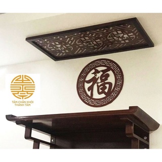 Tấm ốp tròn trang trí bàn thờ gia tiên, bàn thờ phật