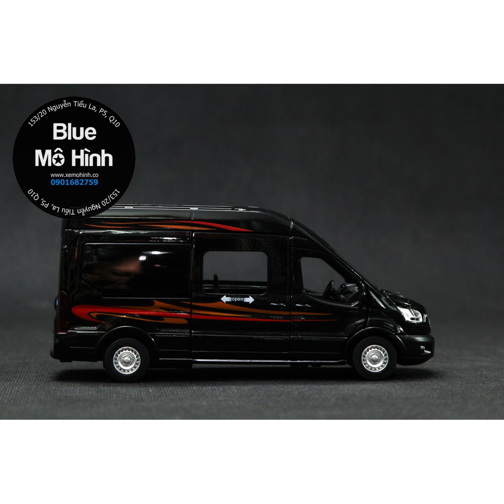 Blue mô hình | Xe mô hình Ford Transit xe khách 1:32