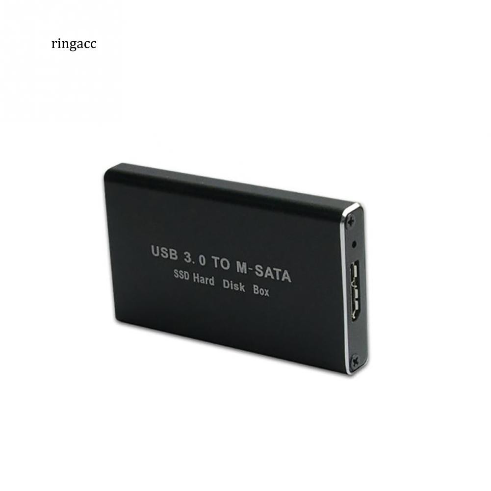 Ổ cứng MSATA - USB 3.0 SSD vỏ nhôm kèm phụ kiện