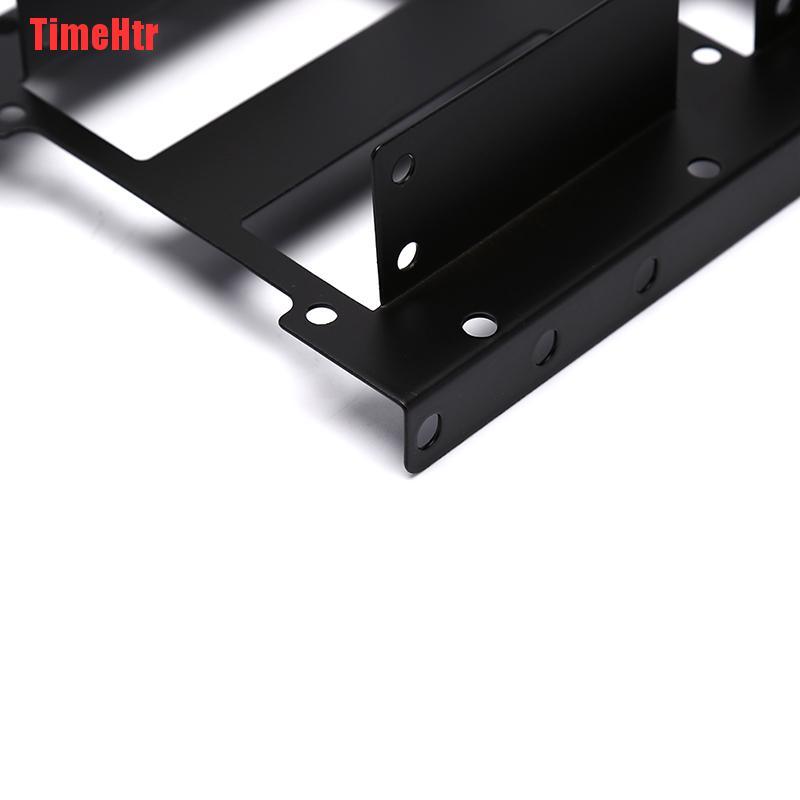 TimeHtr 3.5" 2.5" SSD HDD to PCI PCI-e Metal Mount PC Casing Hard Drive Bracket Adapter