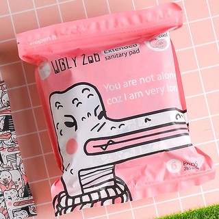 Băng Vệ Sinh Ban Đêm BELLE FLORA Ugly Zoo 6 Miếng