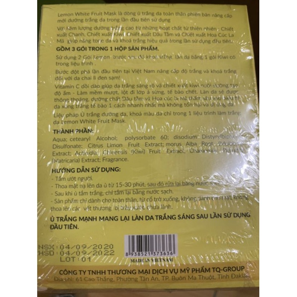 Ủ TRẮNG CHANH CHÍNH HÃNG | BigBuy360 - bigbuy360.vn