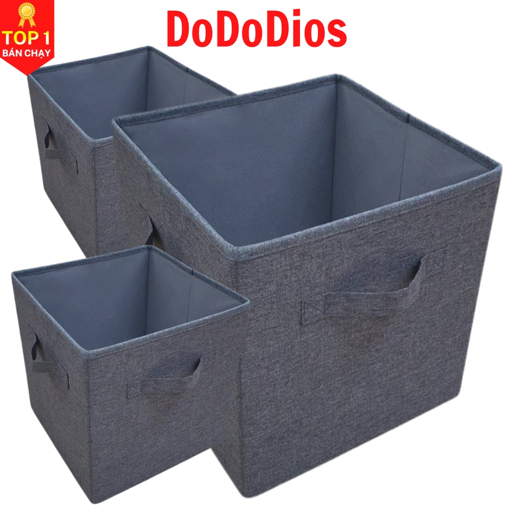 hộp vải đựng đồ đa năng dododios giúp nhà cửa luôn ngăn nắp gọn gàng - TD4