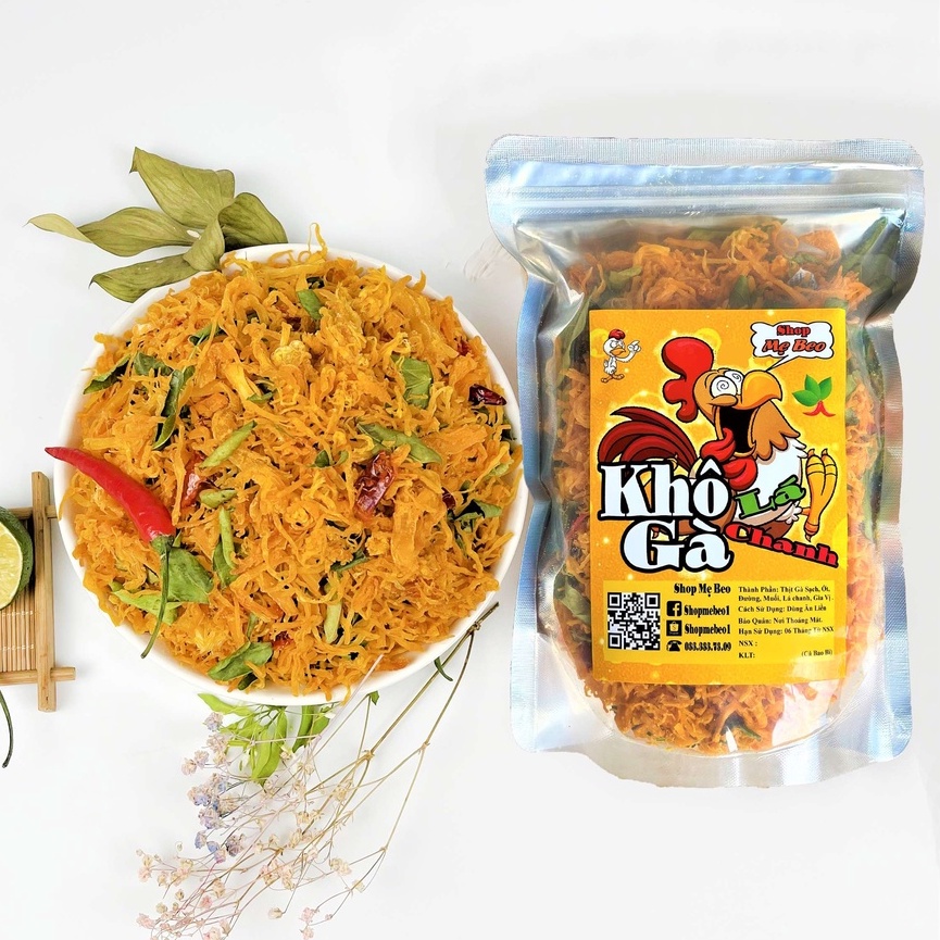 1Kg khô gà lá chanh xé cay loại 1 cực ngon | BigBuy360 - bigbuy360.vn