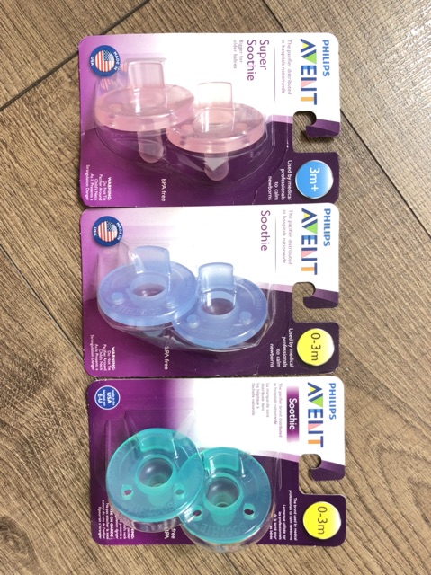 Ty ngậm siêu mềm Philips AVENT 0 - 3 tháng