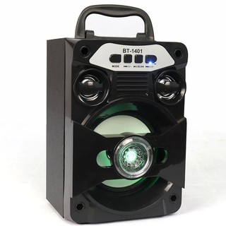 Loa gỗ bluetooth xách tay bt-1401 chính hãng