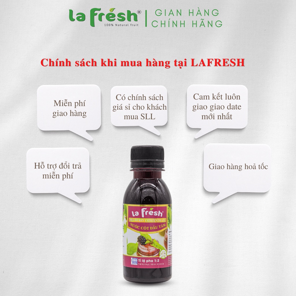 Nước cốt dâu tằm Lafresh 100ml