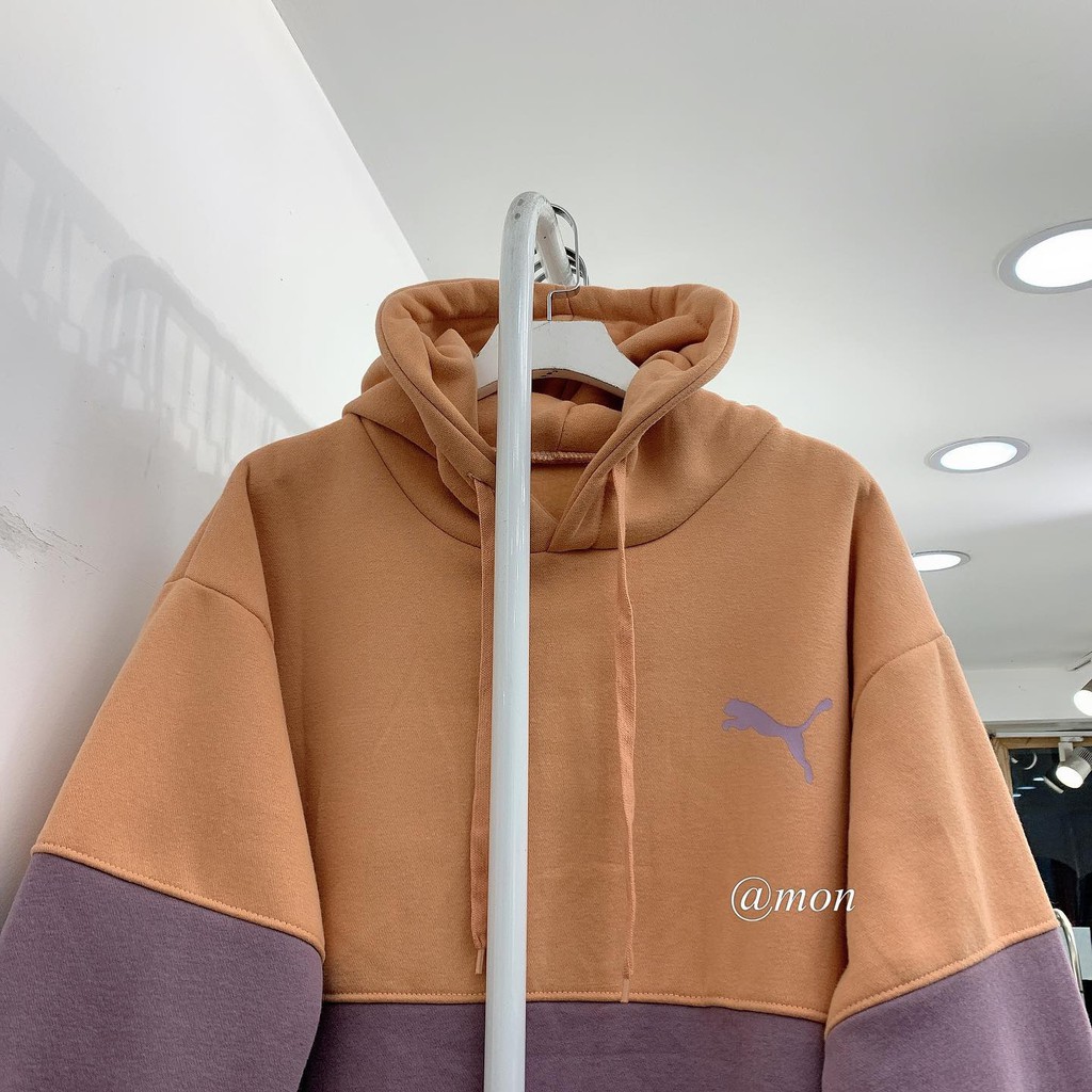 2012034 Áo hoodie nỉ bông phối màu, áo nỉ bông nữ ulzzang freesize | BigBuy360 - bigbuy360.vn