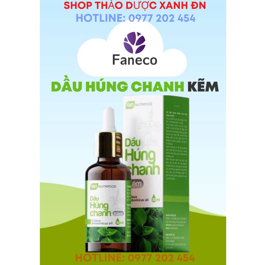 Dầu Húng Chanh Kẽm