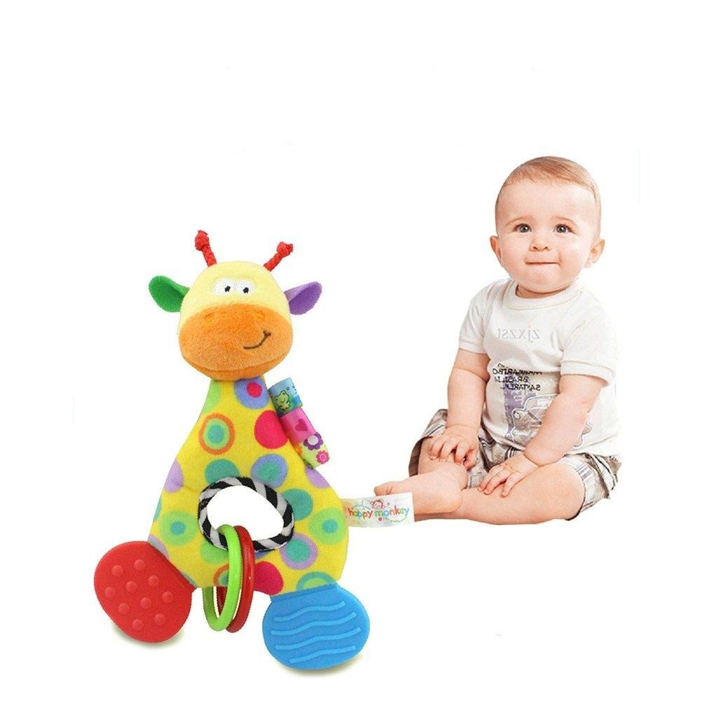 Hươu Cao Cổ Nhồi Bông Mềm Mại Đồ Chơi Cho Bé Sơ Sinh