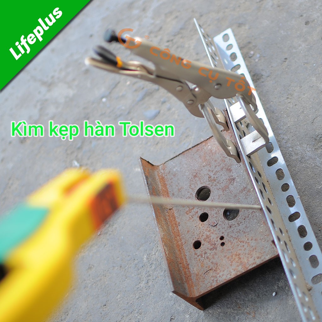 Kìm kẹp hàn (kìm càng cua) Tolsen 10057 230mm