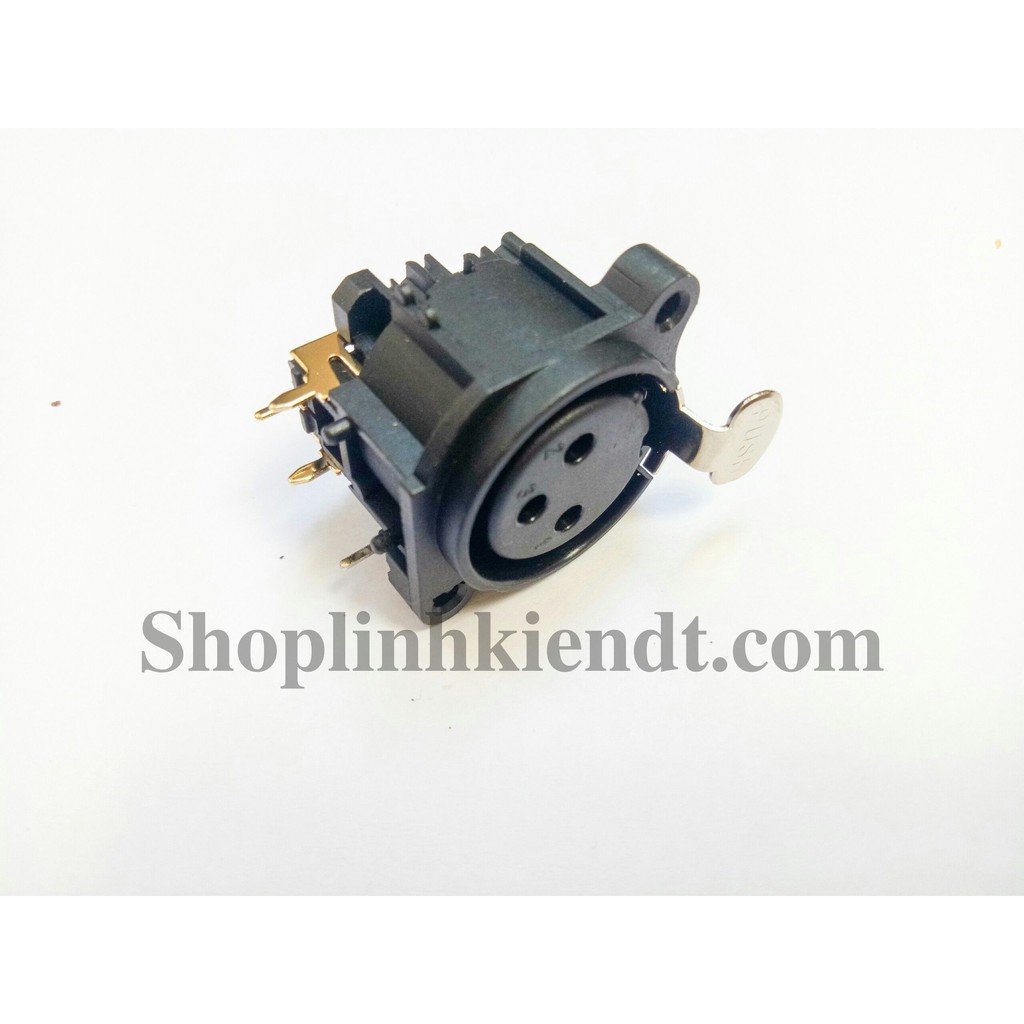 Giắc Neutrik XLR NC3MAH-0 ,NC3FAH2 đực ,cái vuông góc 90 độ mạ vàng chất lượng cao