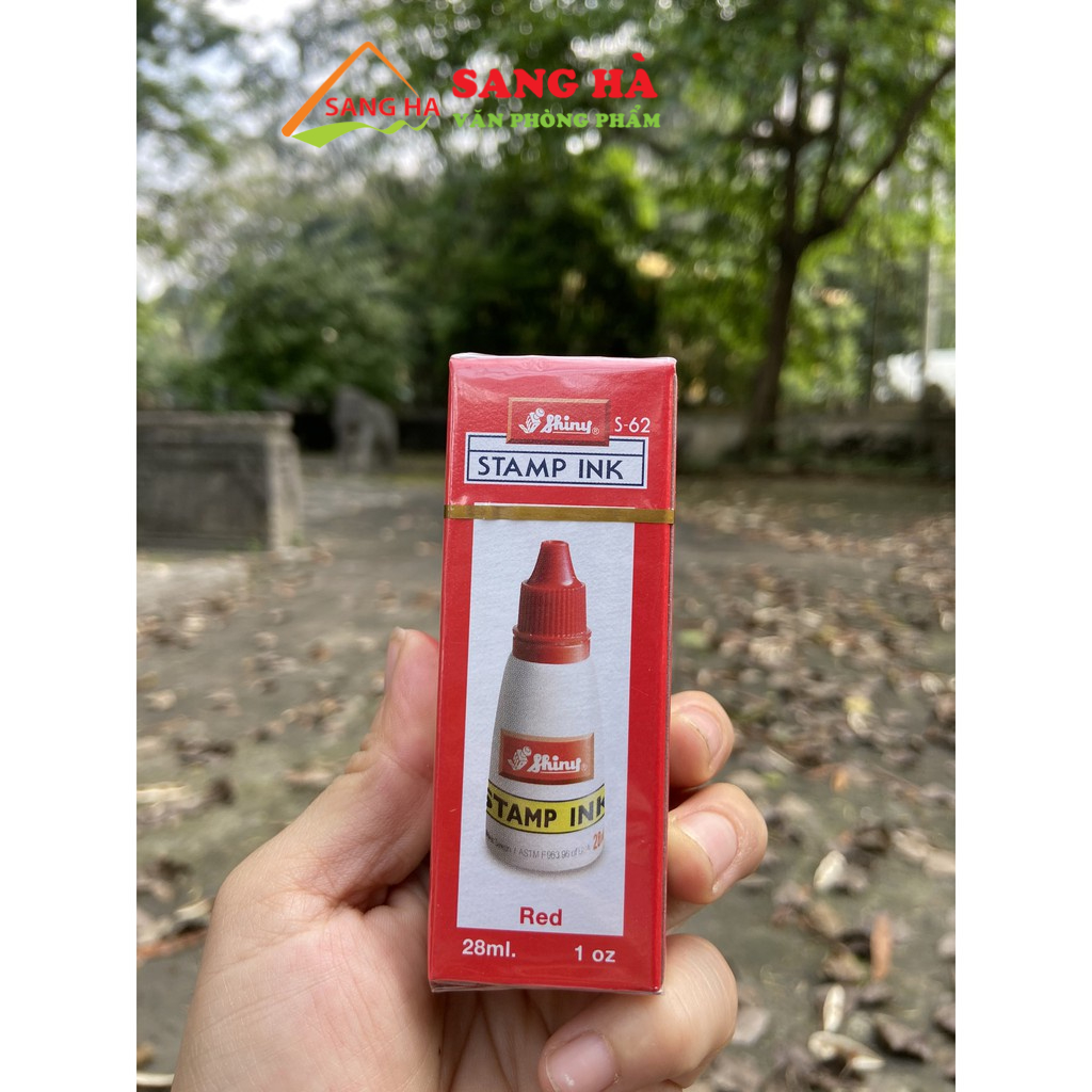 [Hỏa Tốc] Mực dấu shiny chính hãng 28ml màu xanh, màu đỏ, màu đen [ Siêu Sale - Giảm 8% toàn sản phẩm]