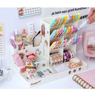 SET 5 MÓN ĐỰNG ĐỒ VĂN PHÒNG PHẨM ĐỂ BÀN
