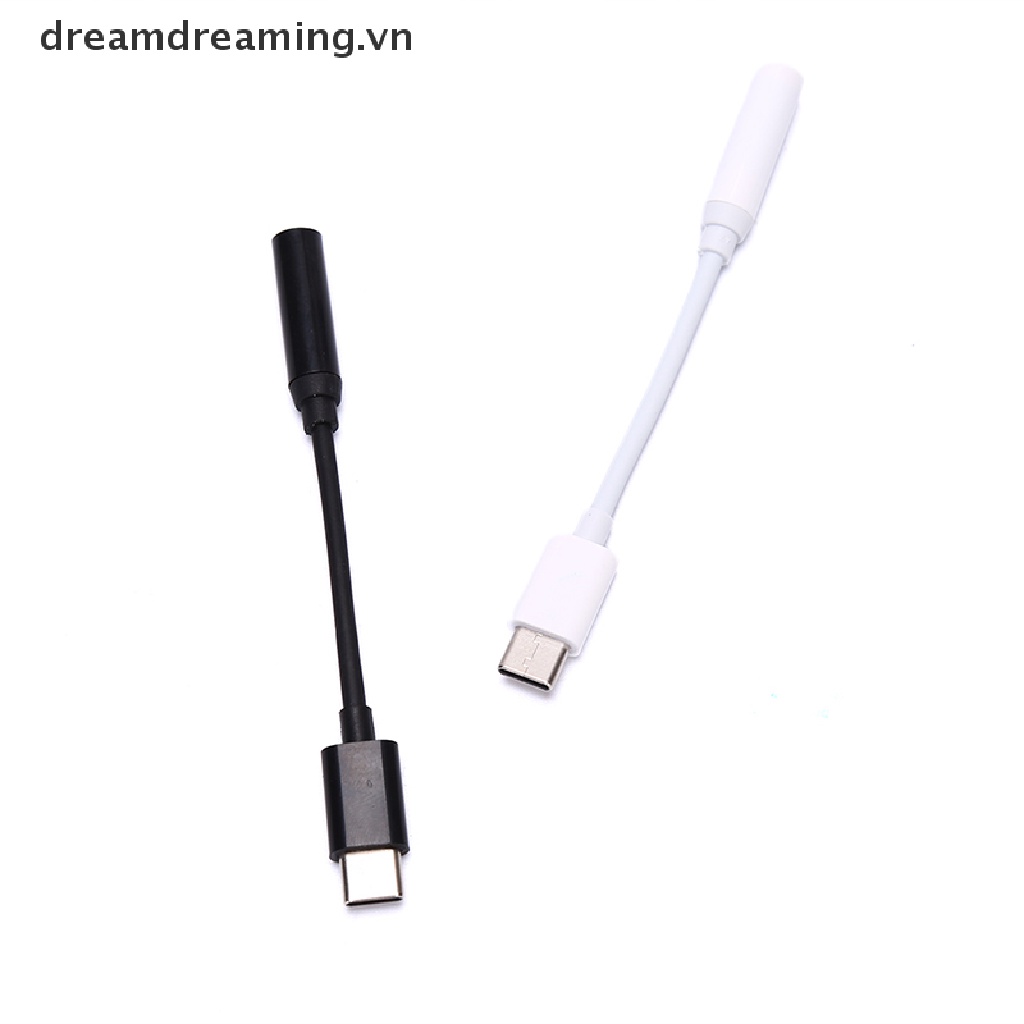 Đầu Chuyển Đổi Từ Cổng Type-C Sang Cổng 3.5mm Và Cổng 3.5mm