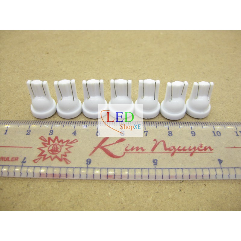 Bộ bóng đèn led T10 mini màu Trắng