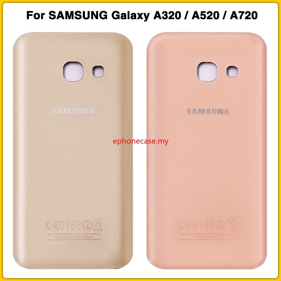 Mặt lưng điện thoại + nắp đậy pin thay thế cho SAMSUNG Galaxy A3 A5 A7 2017 A320 A520 A720