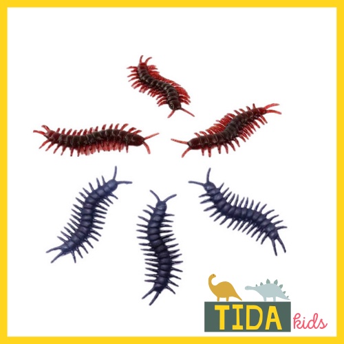Combo 10 Rết Giả ⚡ Hot Trend ⚡ Đồ Chơi Côn Trùng Giả Bằng Nhựa, Trang Trí Halloween, Đồ Chơi Giải Trí TiDa Kid Shop