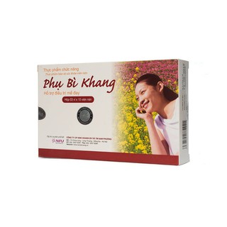 Phụ bì khang - giảm mề đay mần ngứa hộp 30 viên
