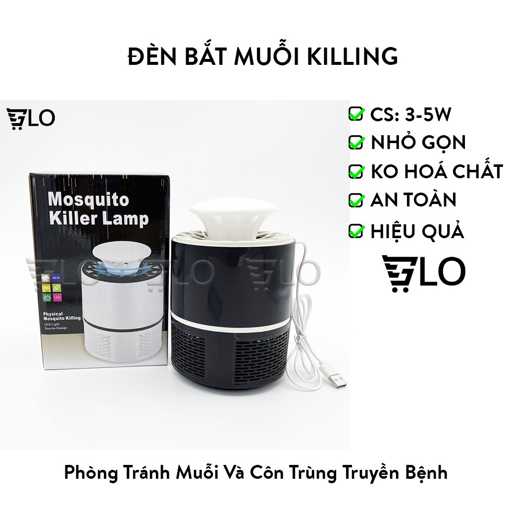 (Chính Hãng) Đèn Bắt Muỗi Killing Nguồn Usb Hiệu Quả Nhất